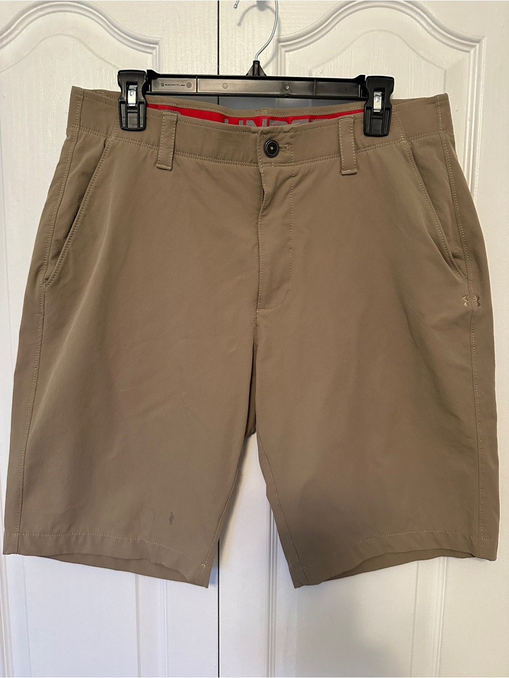 Under Armour Men's Tan Performance Flat-Front Shorts